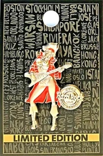 Hard Rock Cafe Philadelphia Pin Pirate Girl Lead Guitar 2018 LE New # 100325