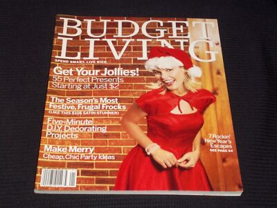 2004 DECEMBER BUDGET LIVING MAGAZINE - GET YOUR JOLLIES FRONT COVER - E 4472