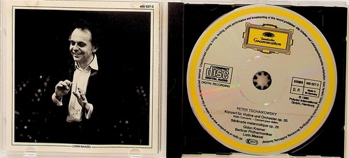 TCHAIKOVSKY Violin Concerto/Serenade GIDON KREMER Maazel CD WG FULL SILVER  - Picture 2 of 3