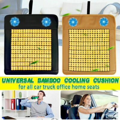 Universal Cool Auto Luftlüfter Kühlung Vordersitz Kissen Bezug Matte atmungsaktiv (UK)