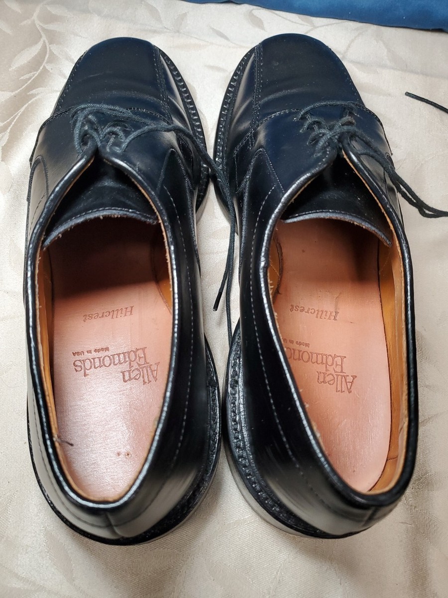 VINTAGE Allen Edmonds Hillcrest Mens 8.5 D Derby Oxford Bicycle