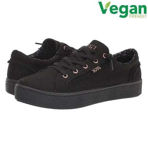 Skechers bobs black best sale leather
