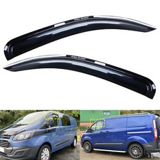 2-tlg Windabweiser für Ford Transit Custom V362 Kasten FY Schwarz Regenabweiser