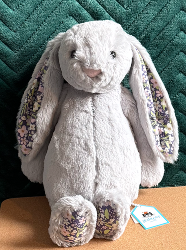 Jellycat Blossom Silver 'Bloom' Bunny, Medium *Brand New With Tags* - Picture 3 of 8