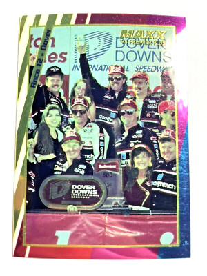 DALE EARNHARDT SR 1994 Maxx Premier Plus Dover Winner NASCAR Racing Card #178