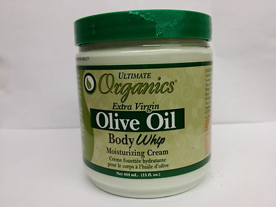 Ultimate Organics Extra Virgin Olive Oil Body Whip Moisturizing Cream 450ml
