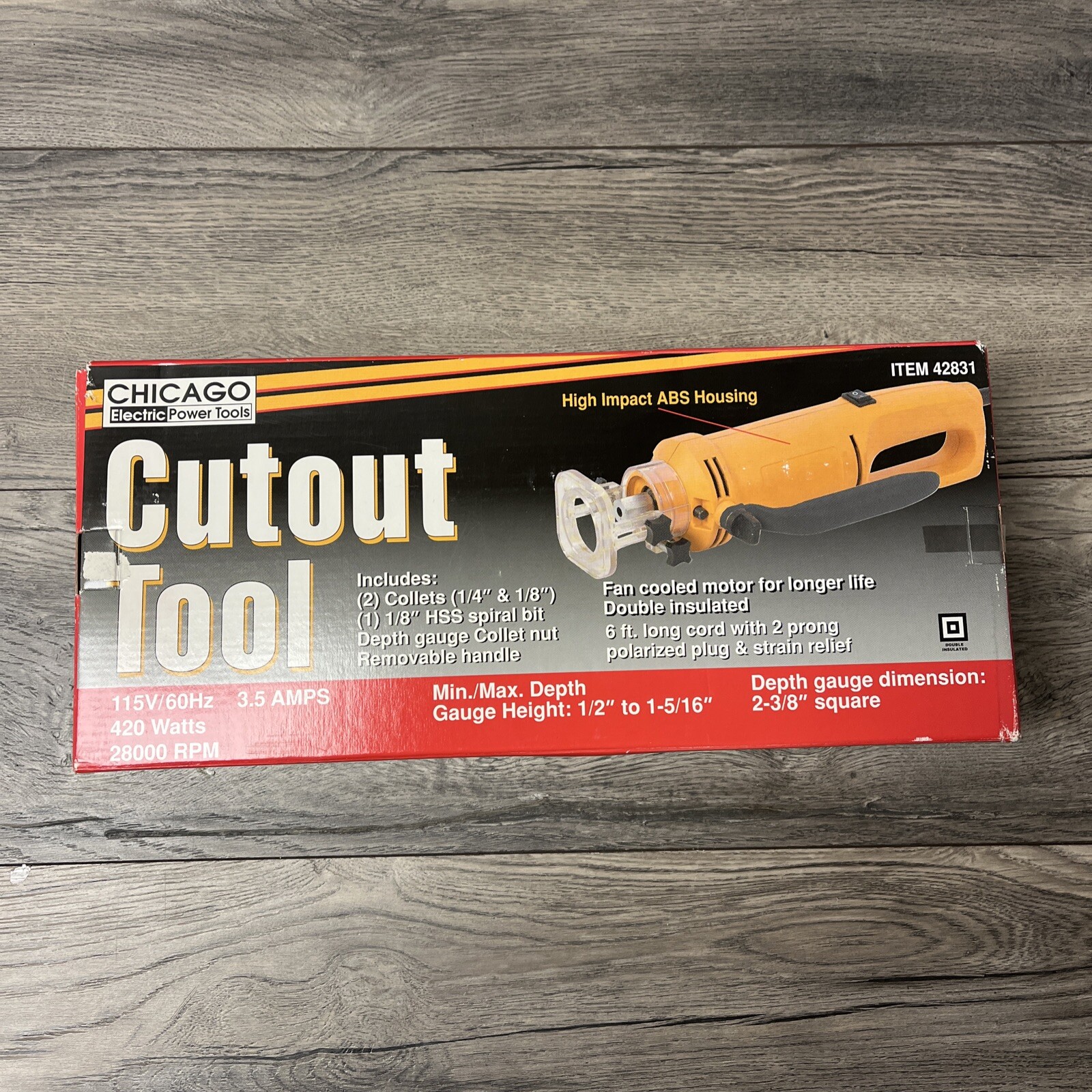Chicago Electric Power Tools  Cutout Tool #42831