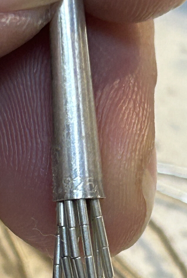 Native sterling silver liquid silver Adjustable N… - image 8