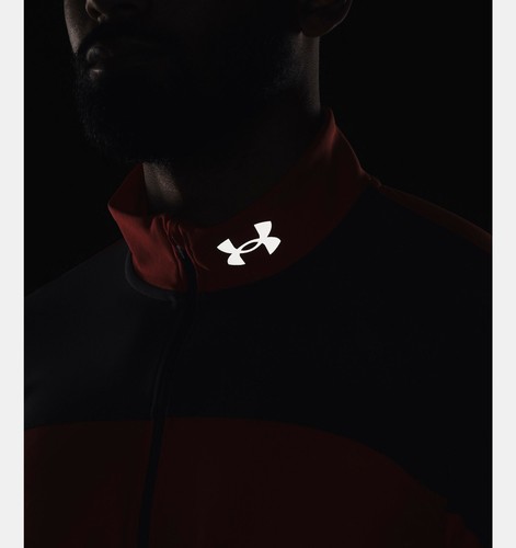 Under Armour Mens UA HeatGear Qualifier ½ Zip 1326595 Venom Red Size M - Picture 6 of 6