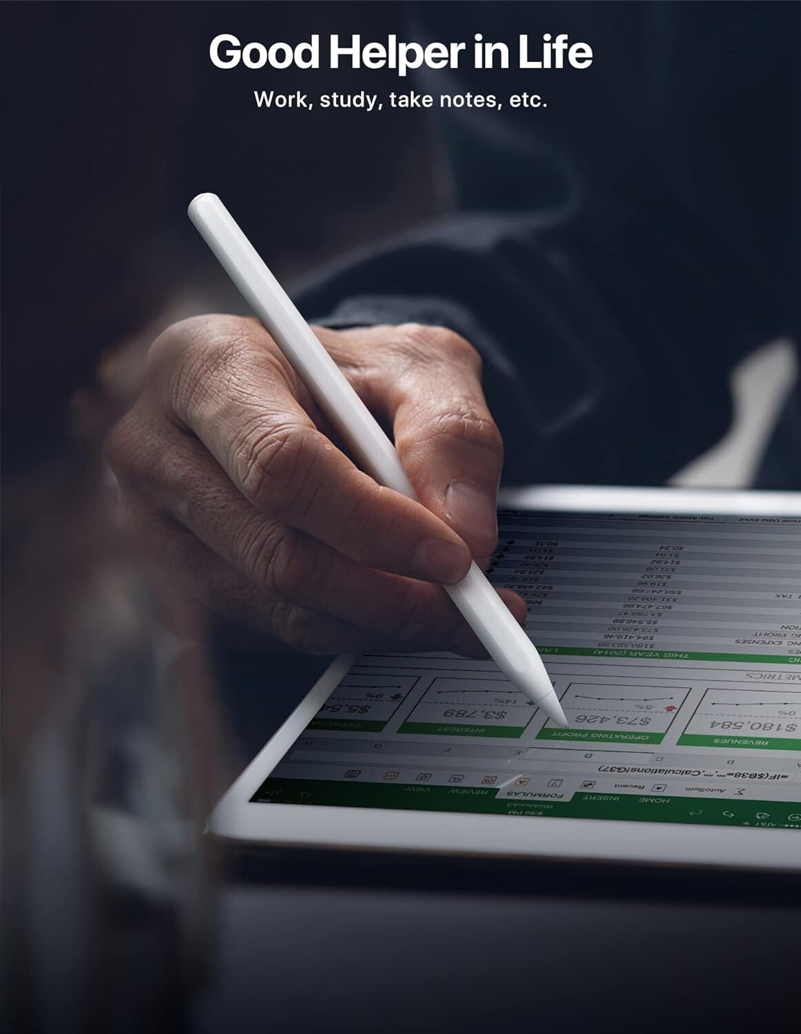 iPad Pencil 2nd Gen with Magnetic Wireless Charging & 2x Fast Charge-image