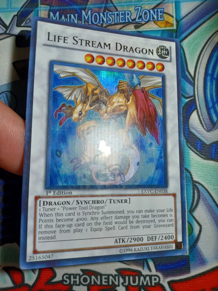 YuGiOh YuGiOh 5Ds Extreme Victory Single Card Ultra Rare Life Stream Dragon  EXVC-EN038 - ToyWiz