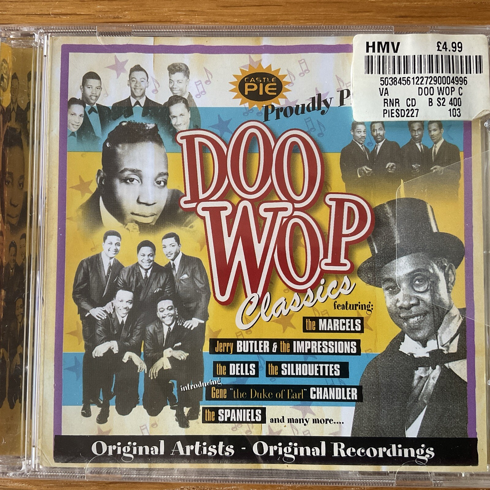 Doo Wop Classics CD by Various Artists New & Sealed Castle Pie Records PIESD 227