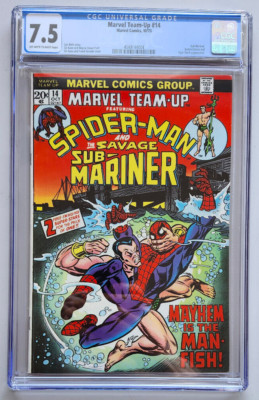 Marvel Team-Up #14 - Spider-Man & Sub-Mariner - Gil Kane & Len Wein - CGC 7.5