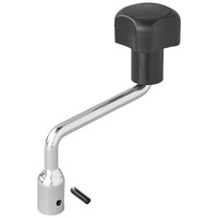Kurbel Hebel StüTzrad 60Mm Bugrad Deichselrad LäNge 110Mm FüR AnhäNger Wohnwagen