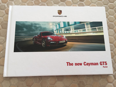 PORSCHE OFFICIAL CAYMAN GTS HARDBACK PRESTIGE SALES BROCHURE USA EDITION 2015