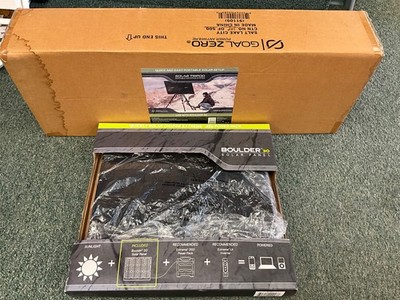GOAL ZERO LOT OF 2 BOULDER SOLAR PANEL 30 & TRIPOD PORTABLE MOUNTING SYSTEM