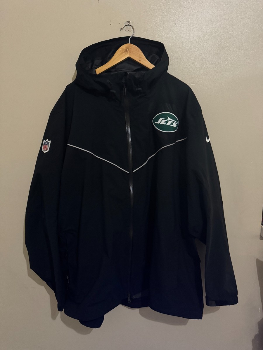 NFL 　PRO-LINE　ドルフィンズ　フルジップアップ　ジャケット　黒緑色 Nike NFL New York Jets Team Issue PE Storm-FIT Rain Sideline