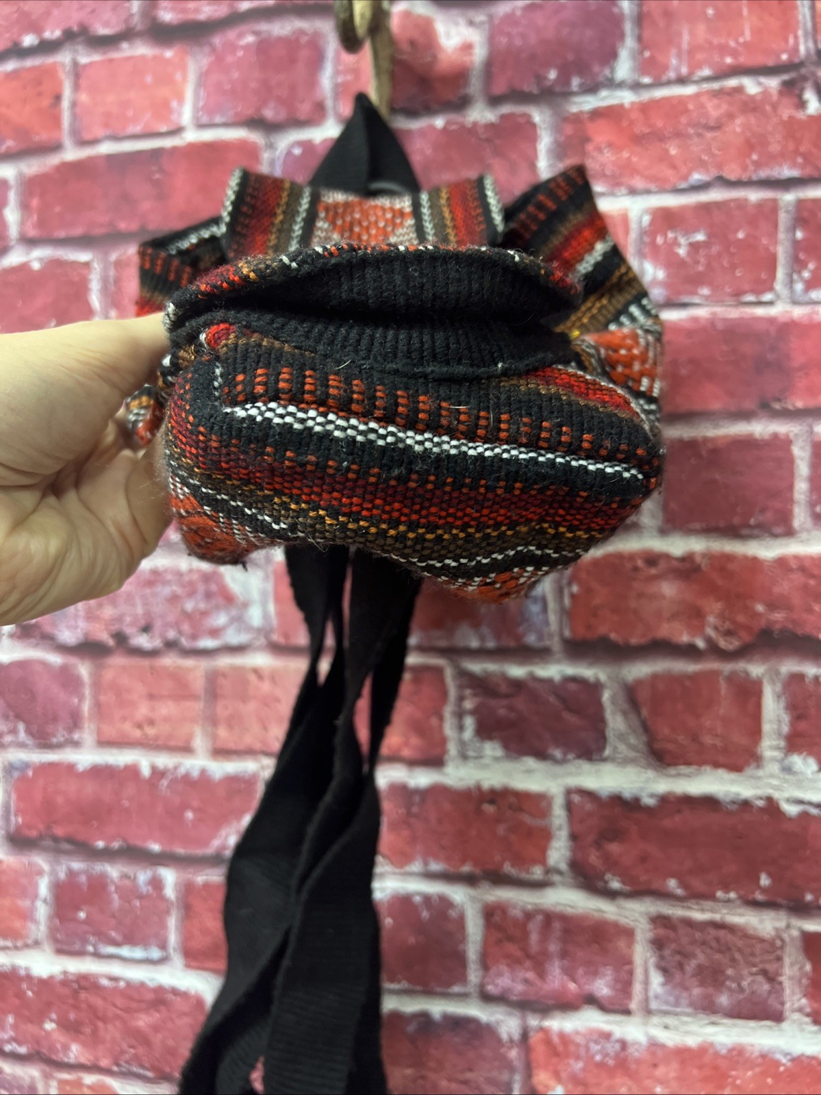 Pinzon Mini Backpack Multicolor Aztec Mexican Dra… - image 5