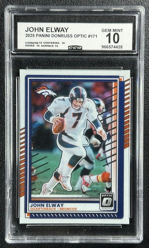 JOHN ELWAY CCG 10 2025 PANINI DONRUSS OPTIC #171 BRONCOS 4428