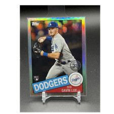 Topps 2020 Chrome 1985 Gavin Lux  Rookie 35th Anniversary Dodgers Refractor