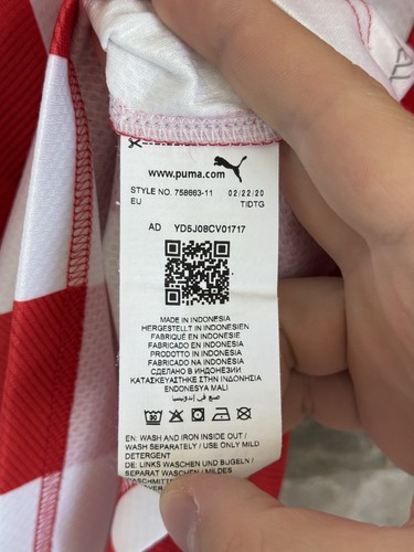 Maglia calcio PSV Eindhoven 2020 2021 home football taglia S uomo Puma - Foto 8 di 16