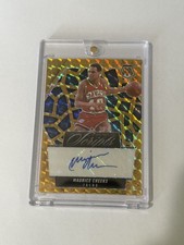 2024-25 Panini Mosaic Scripts Maurice Cheeks #MS-CHK Gold Prizm /10 76ers Auto