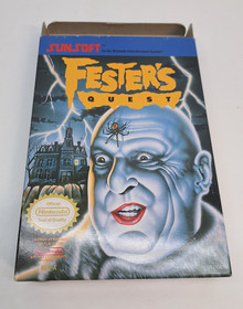 Fester's Quest Nintendo NES Boxed Complete CIB in Box with Poster