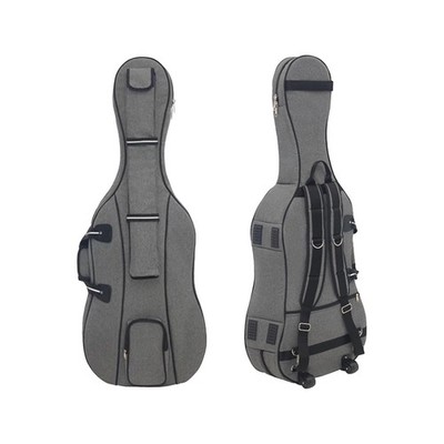Cello Gig Bag 4/4 Full Size with Wheels, Cello Case Soft Padded with Multiple...