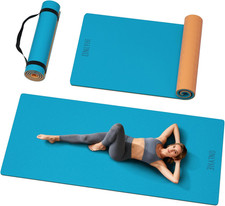 Extra Long  Wide Thick Yoga Mat for Tall Men  Women,76''X32.6''X7Mm - High Den