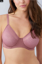  72 Wacoal 855336 Elevated Allure Underwire Bra, Rose Brown, Size 38DDD
