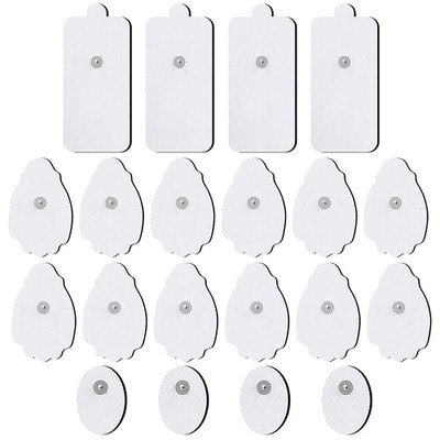 TENS/EMS Unit Replacement Pads  20 Pack 3.5mm Snap Electrode Patches for Electro