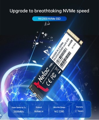 Netac 1TB 512GB 256GB M.2 2280 Internal SSD PCIe3.0 Solid State