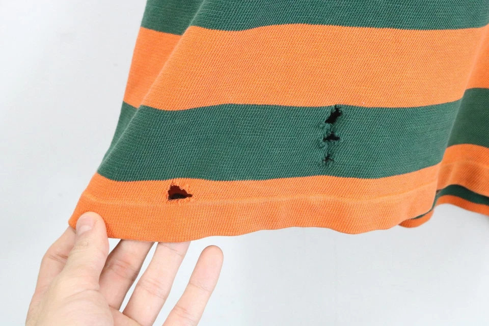 2nd Battalion Polo Shirt | Vintage Polo-Ralph-Lauren Striped Graphic Rugby Shirt - Image 4 of 4