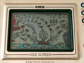 Nintendo PP-23 Popeye Wide Screen Game and Watch 1983 Japan Tested #04677547