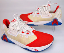 Reebok JJ IV Cross Trainer Mens Shoes Size 14.0 M, White/Red/Blue Sneakers