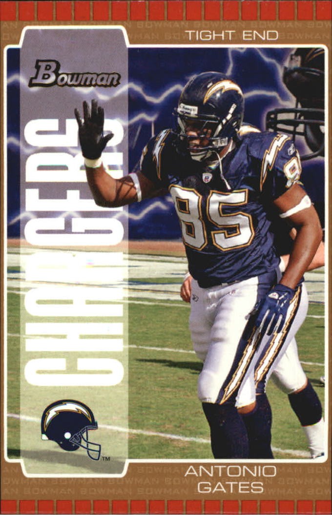 2005 Bowman Football "Bronze" Parallel Cards