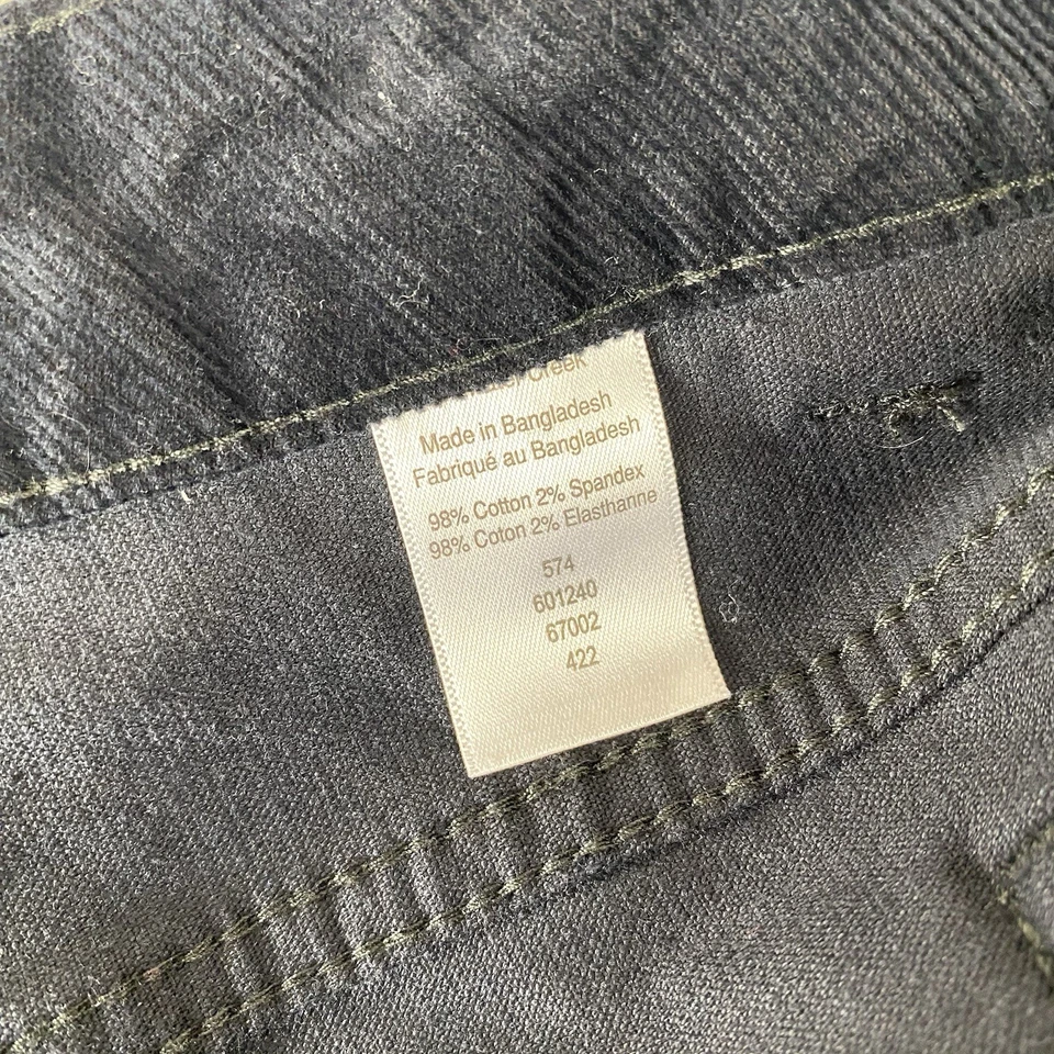 Pantalones de pana Coldwater Creek talla 20 Pinwale elásticos pierna recta azul marino Foto 4 de 4