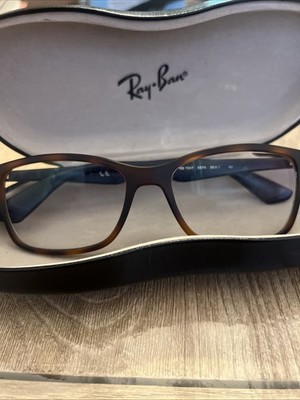 RAY BAN RB 7047 5574 56-17-145 TORTOISE NAVY BLUE EYEGLASSES