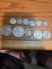 Most Better "S" Mint Silver U.S. Coins Lot Halfs, Quarters, Dimes, One Rare.