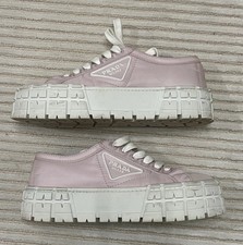Prada Double Wheel Gabardine Nylon Sneakers P...