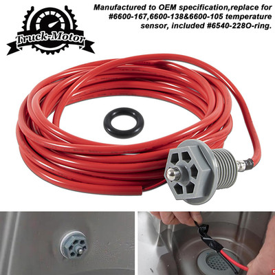 6600-167 Temp Sensor and O-Ring Kit w/Connector for Sundance Jacuzzi Spa Hot Tub