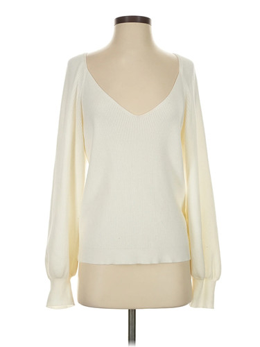 Abercrombie & Fitch Women Ivory Pullover Sweater S