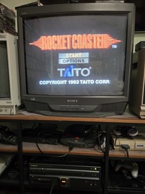 LaserActive MegaLD game Rocket Coaster, tested and working