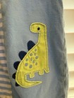 First Impressions Blue And White Striped Dinosaur Romper Baby 3-6 Months — photo 3