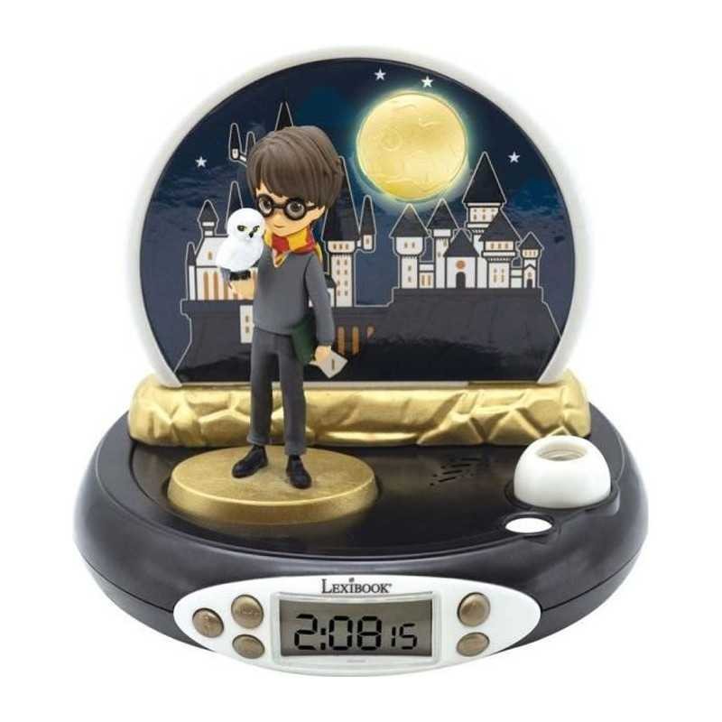 Réveil projecteur 3D Harry Potter avec sons magiques, idée cadeau pour fan