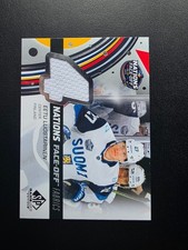2025-26 SP Game Used Eetu Luostarinen 4 Nations Face-Off Fabrics