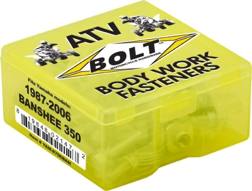 Bolt MC Hardware Bolt ATV Body Work Fastener Kit YAM-8806BLA 020-00918 500337 - Image 3 of 4