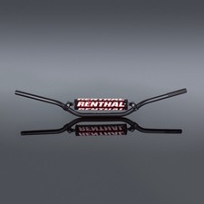 Kierownica Renthal 7/8" (22mm) MX Czarna CR High Ricky Johnson z Gąbką, Wzmocnio