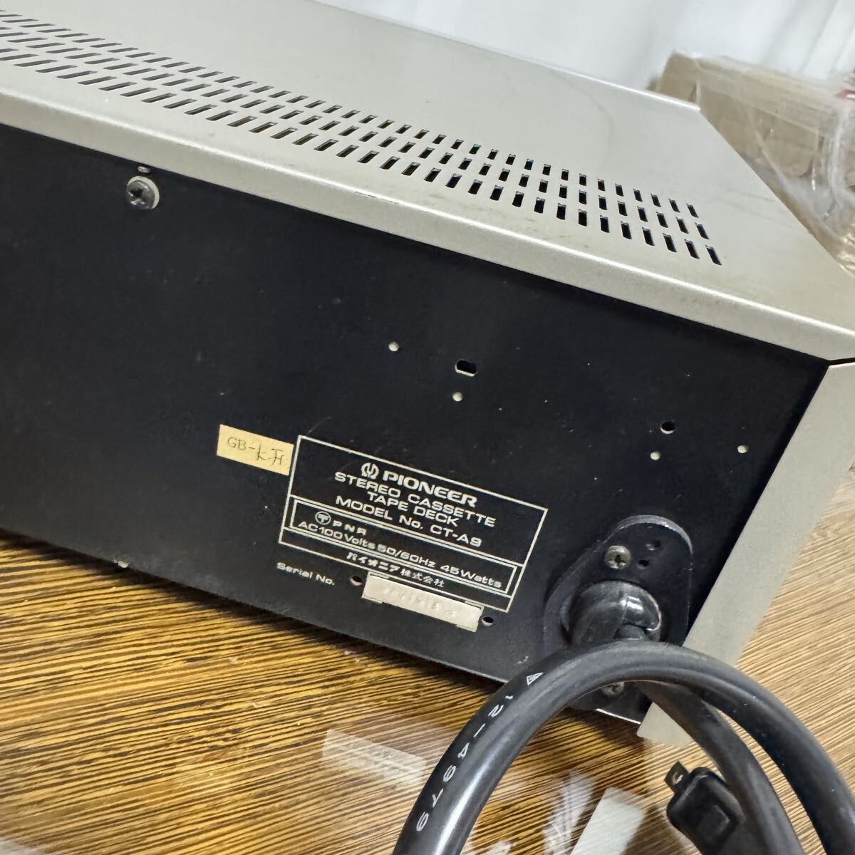 Pioneer CT-A9 Stereo Cassette Deck Vintage High End Audio Japan