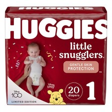 Huggies Little Snugglers Baby Diaper Size 1 8 to 14 lbs. 34717 20 Ct